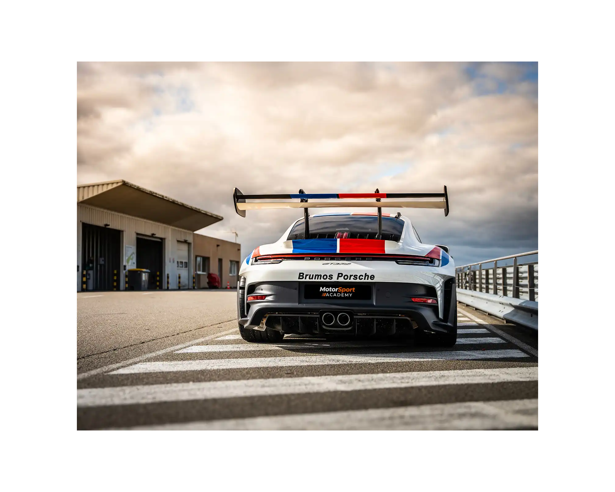 Vue arrière Porsche 992 GT3 RS