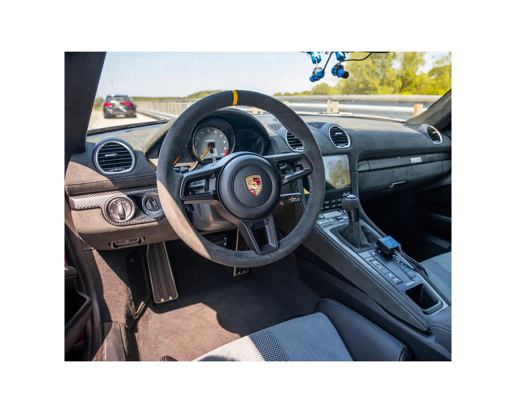 Habitacle de la Porsche 718 Cayman GT4 RS