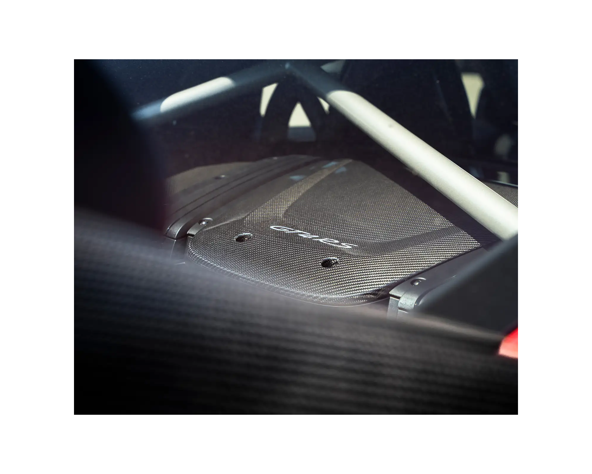 Vue moteur de la Porsche 718 Cayman GT4 RS