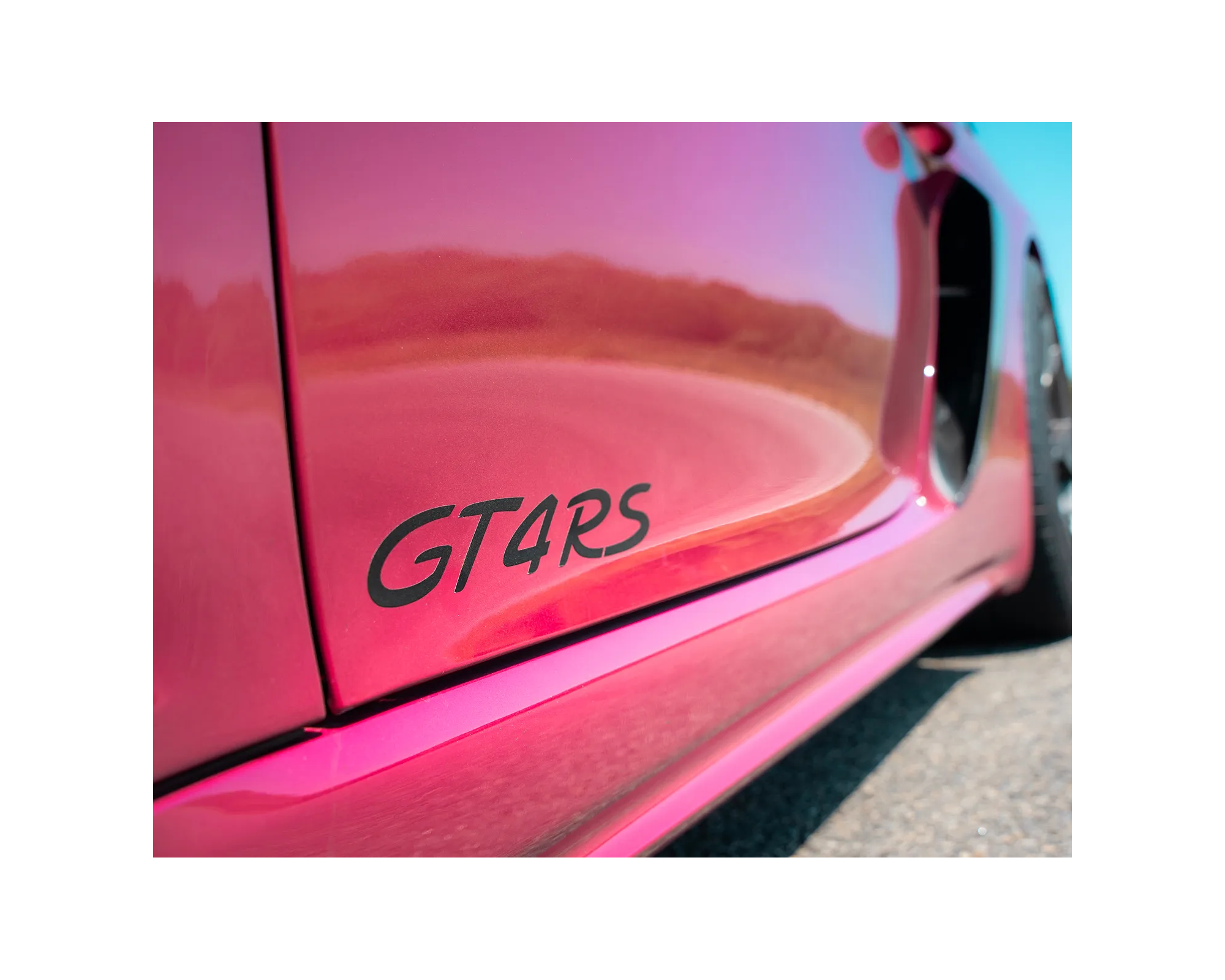 Logo GT4RS bas de caisse