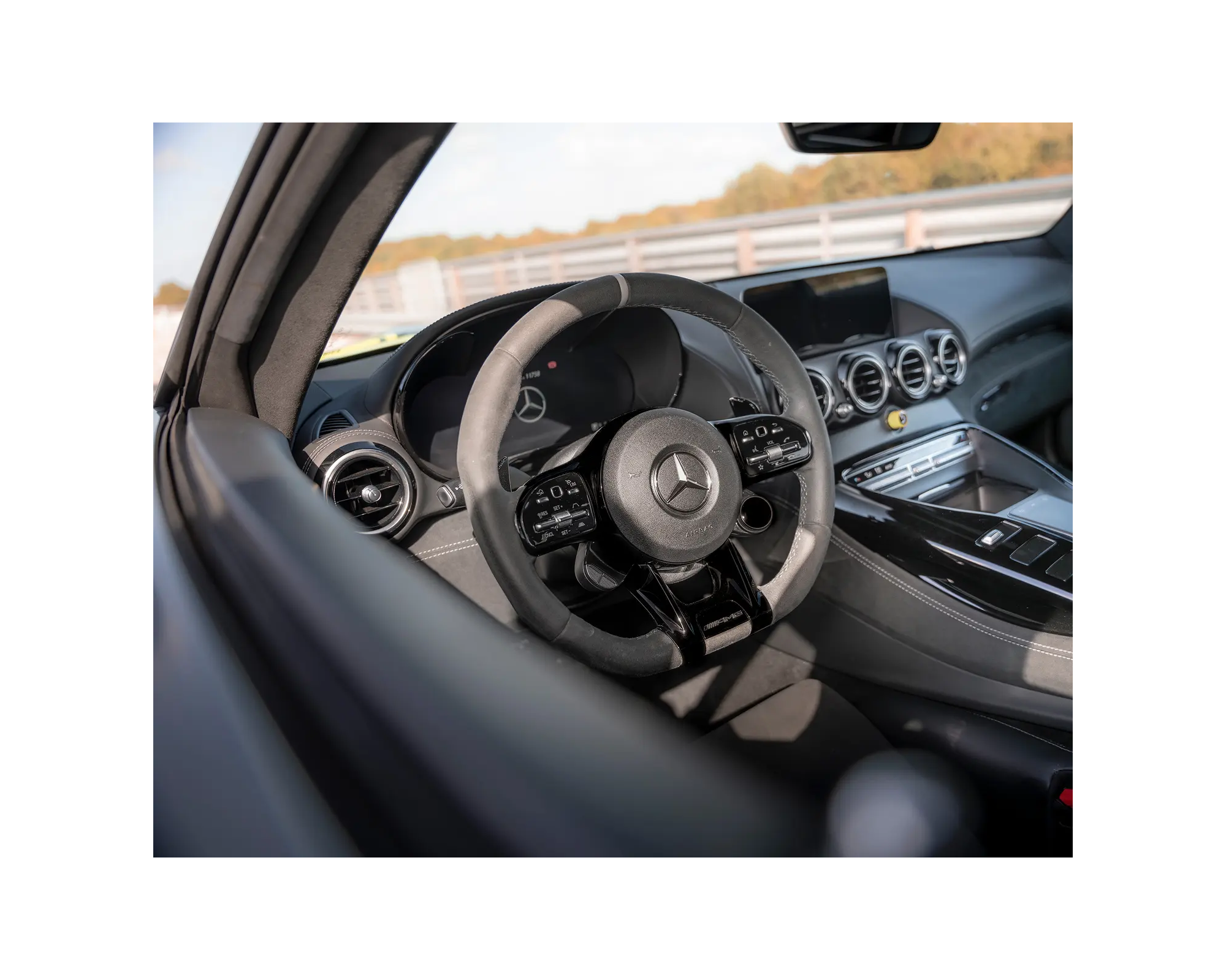 Vue intérieur de la Mercedes AMG GT R PRO