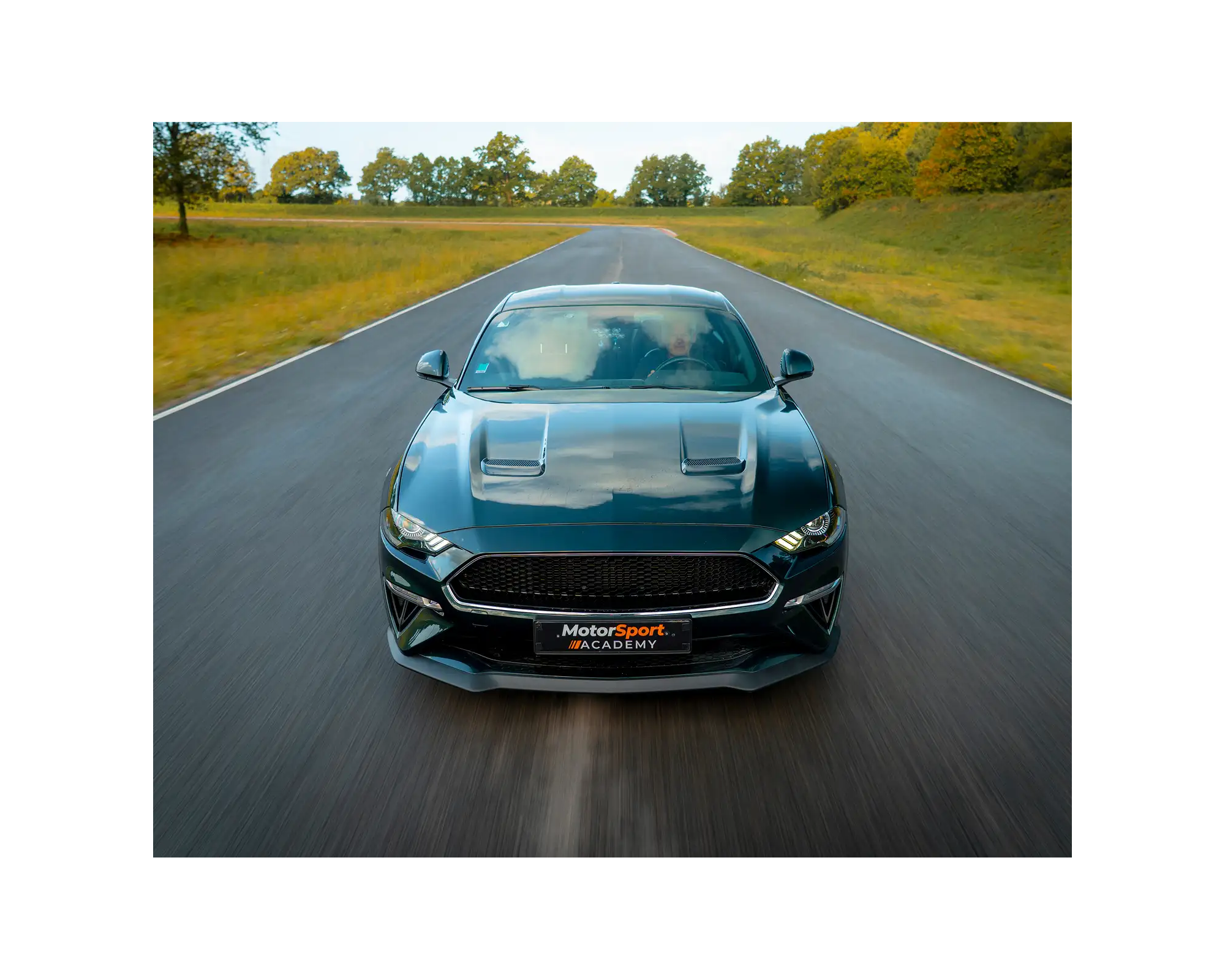 Vue avant Ford Mustang Bullitt