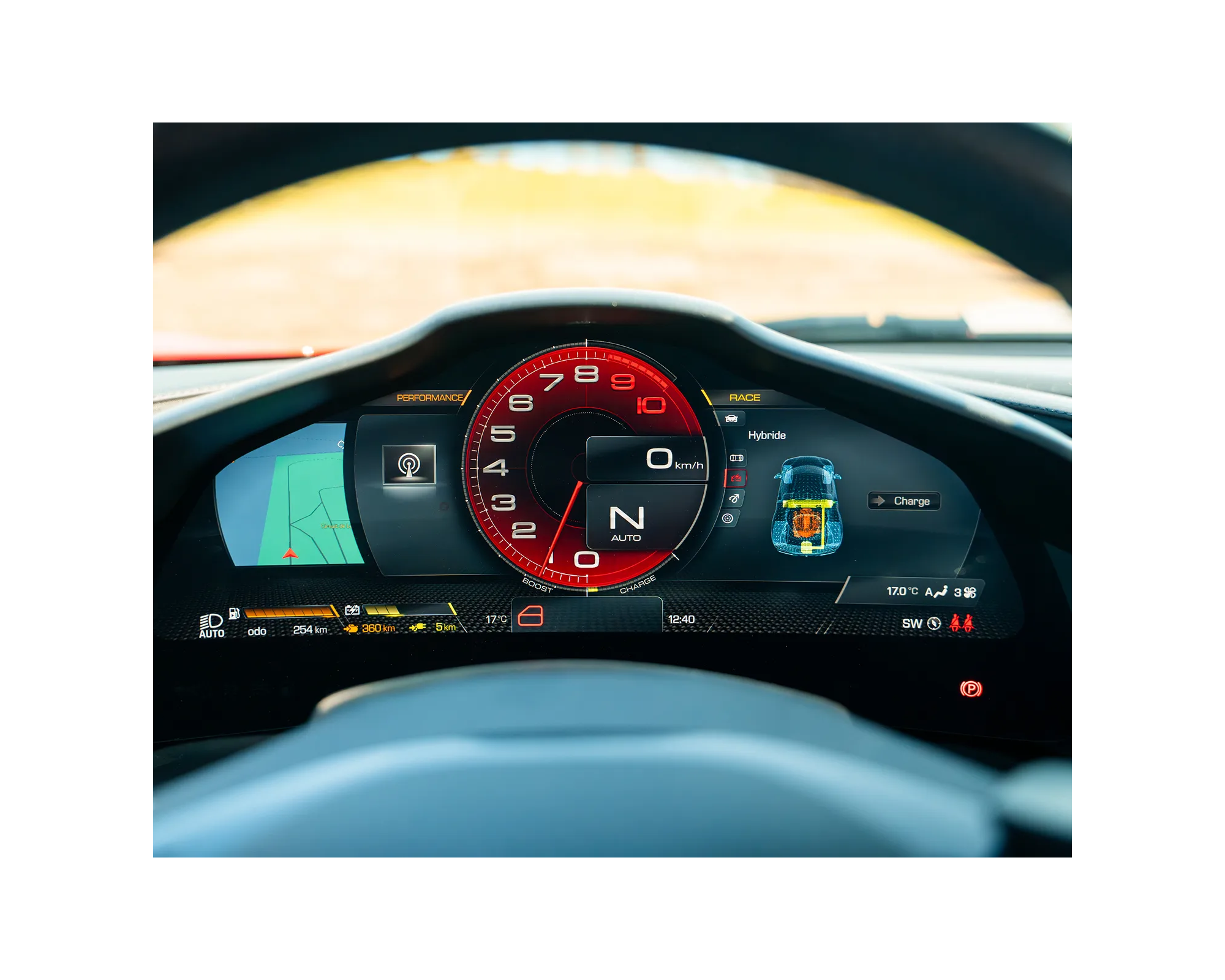 Compteur Ferrari 296 GTB