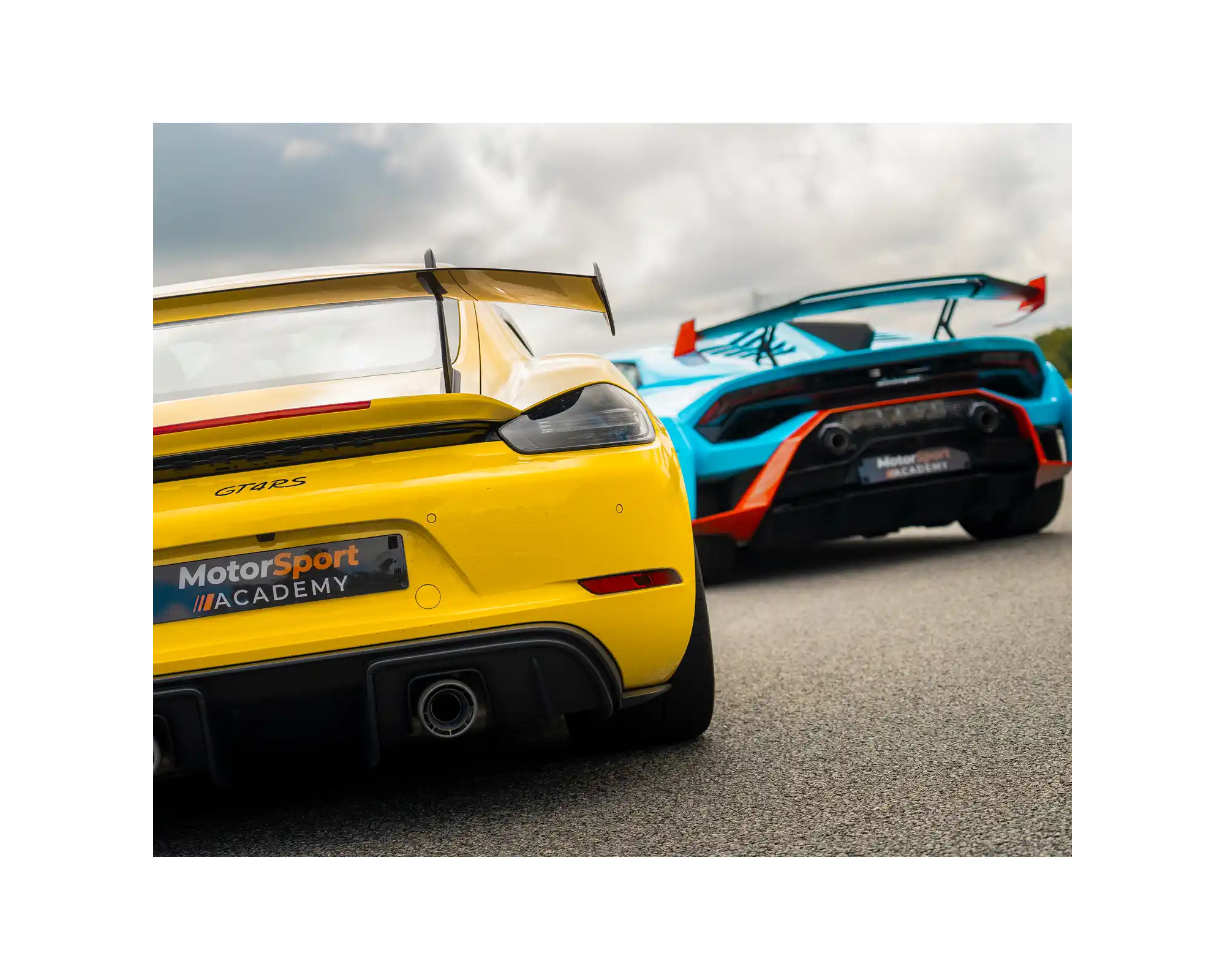 Stage de pilotage Porsche GT4RS et Lamborghini Huracan STO