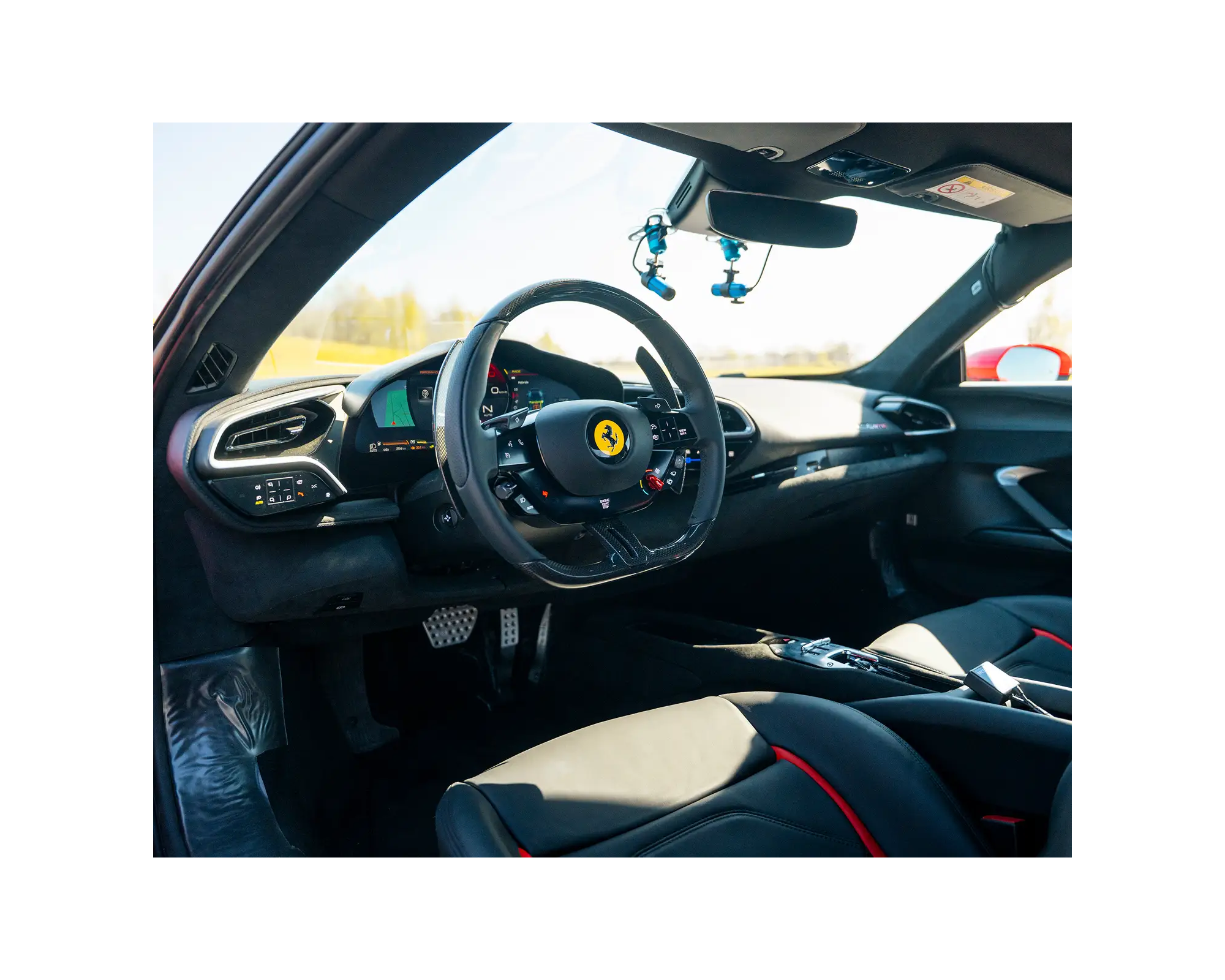 Intérieur de la Ferrari 296 GTB