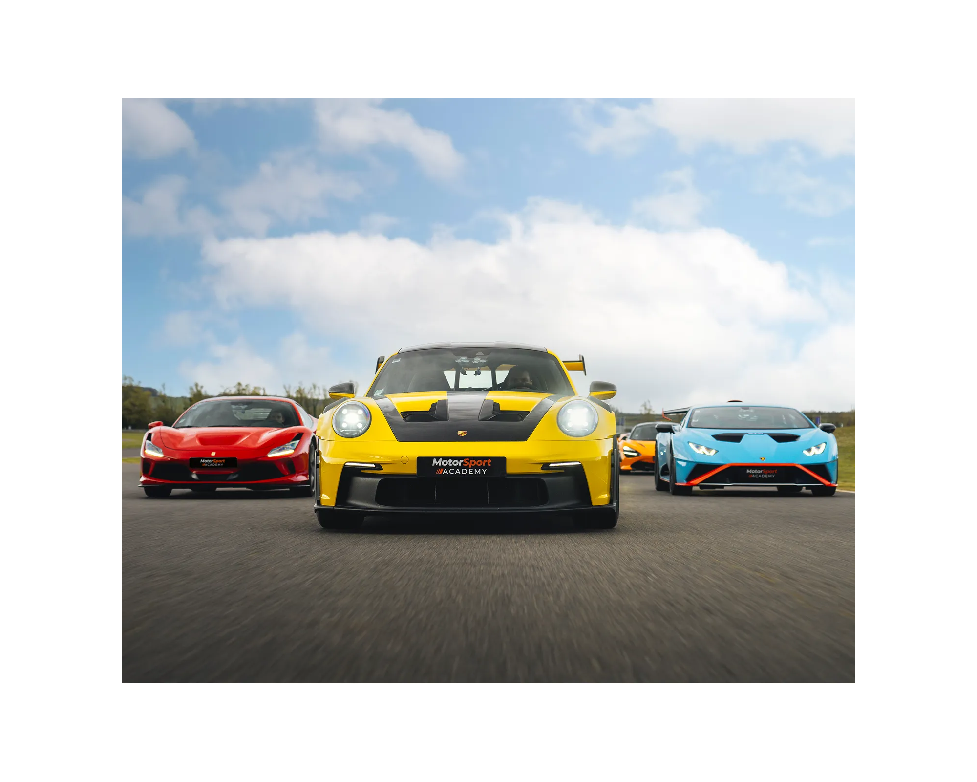 Stage de pilotage Porsche 992 GT3RS, Ferrari F8 Tributo, Lamborghini Huracan STO, Mclaren Artura