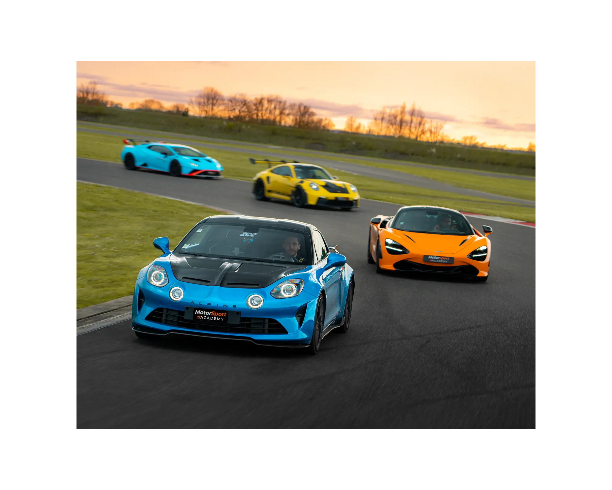 Stage de pilotage Alpine A110R, Mclaren Artura, Porsche 992 GT3RS et Lamborghini Huracan STO