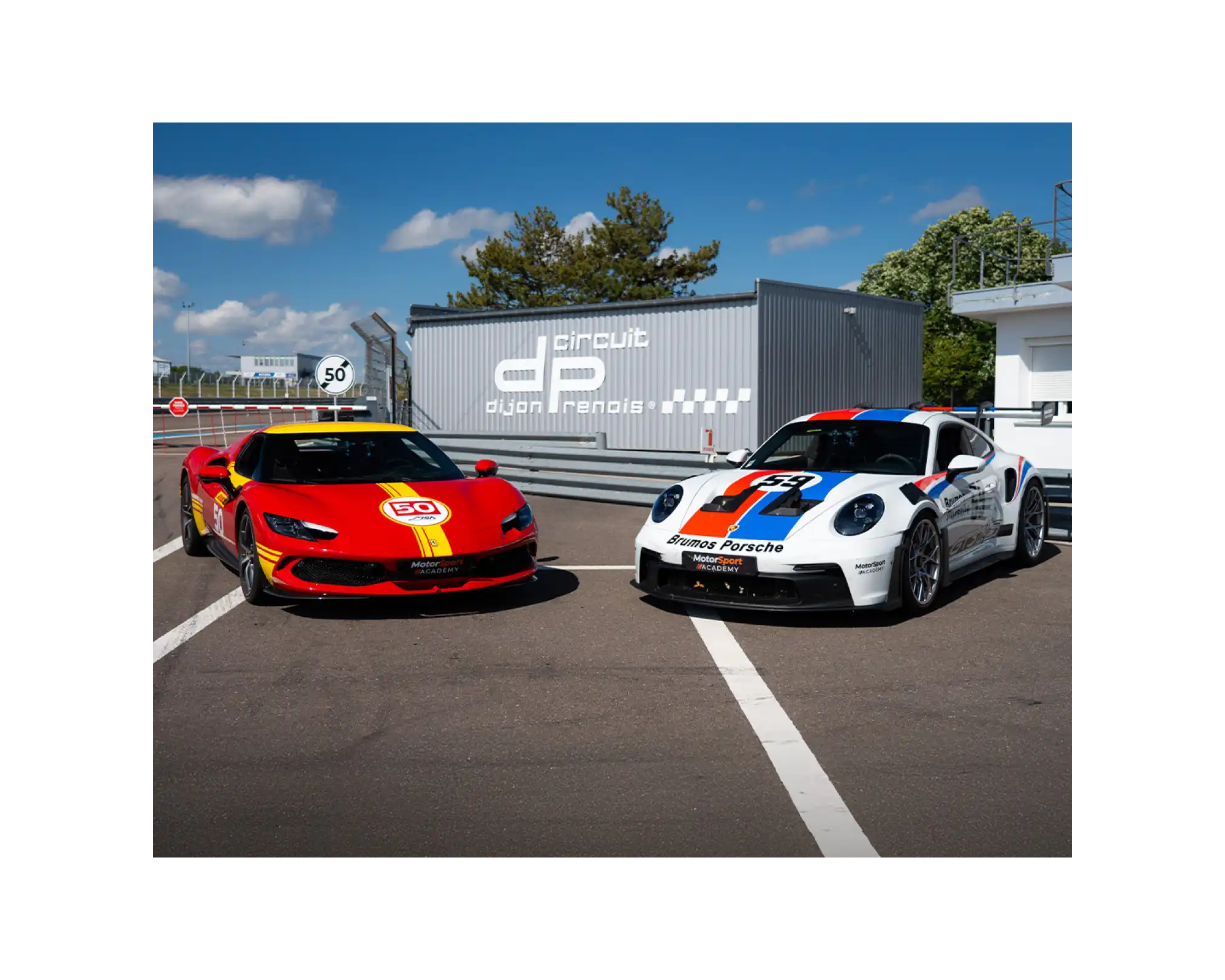 Ferrari 296 GTB et Porsche 992 GT3 RS à Dijon (21)