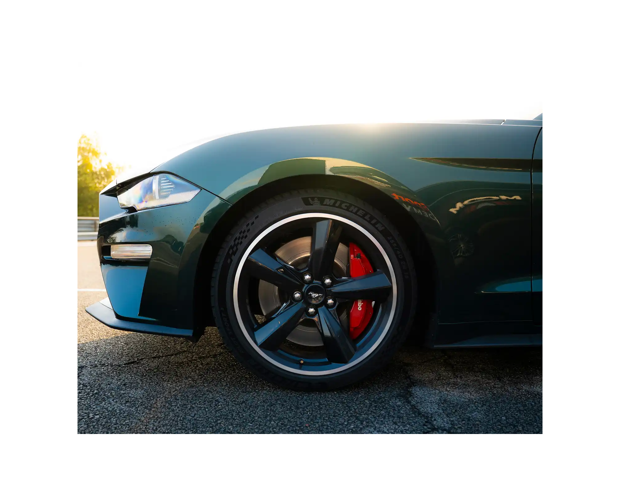Avant de la Ford Mustang Bullitt