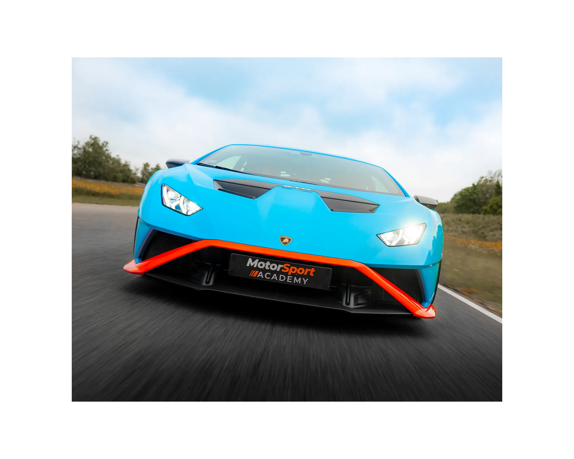 Lamborghini Huracan STO sur circuit