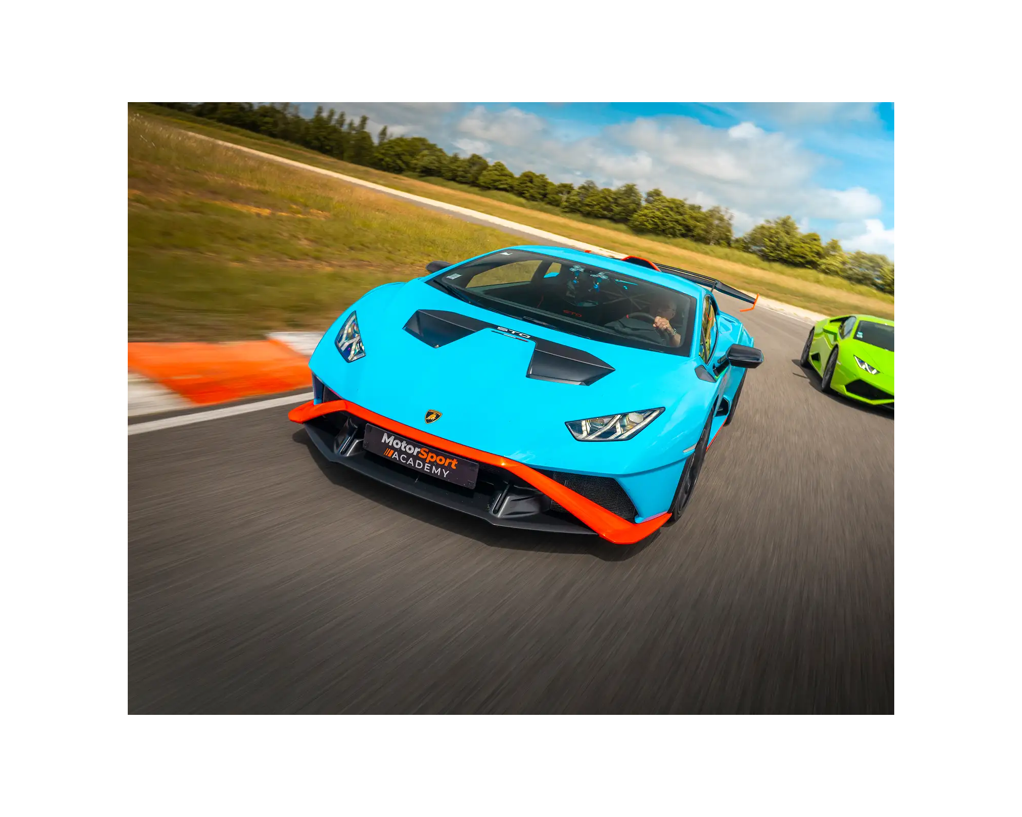 Lamborghini Huracan STO sur circuit