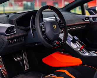 Volant de la Lamborghini Huracan STO