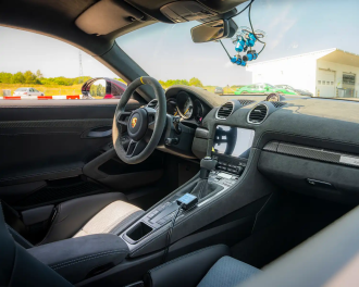 Interieur de la Porsche GT4 RS