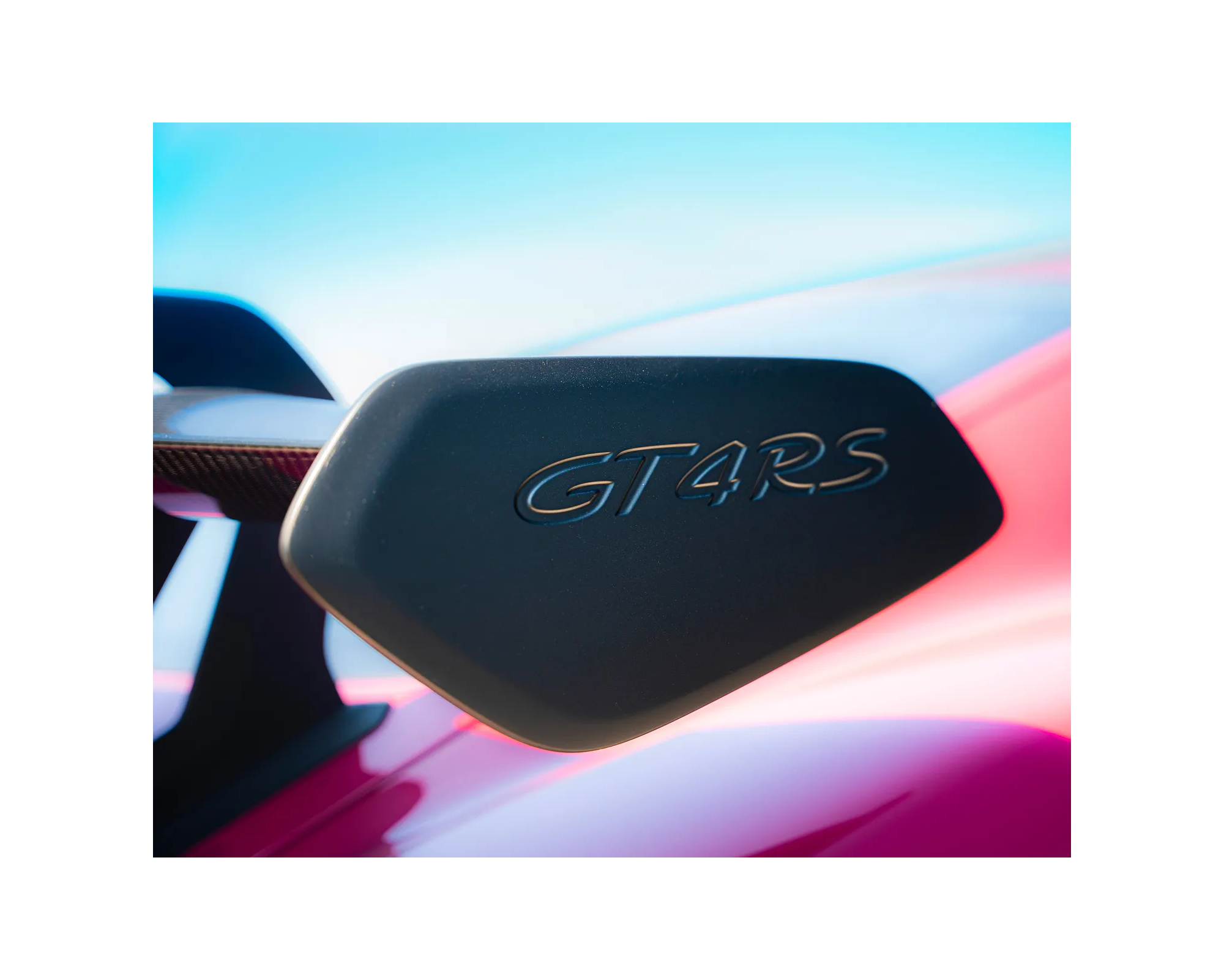 Aileron de la Porsche GT4 RS