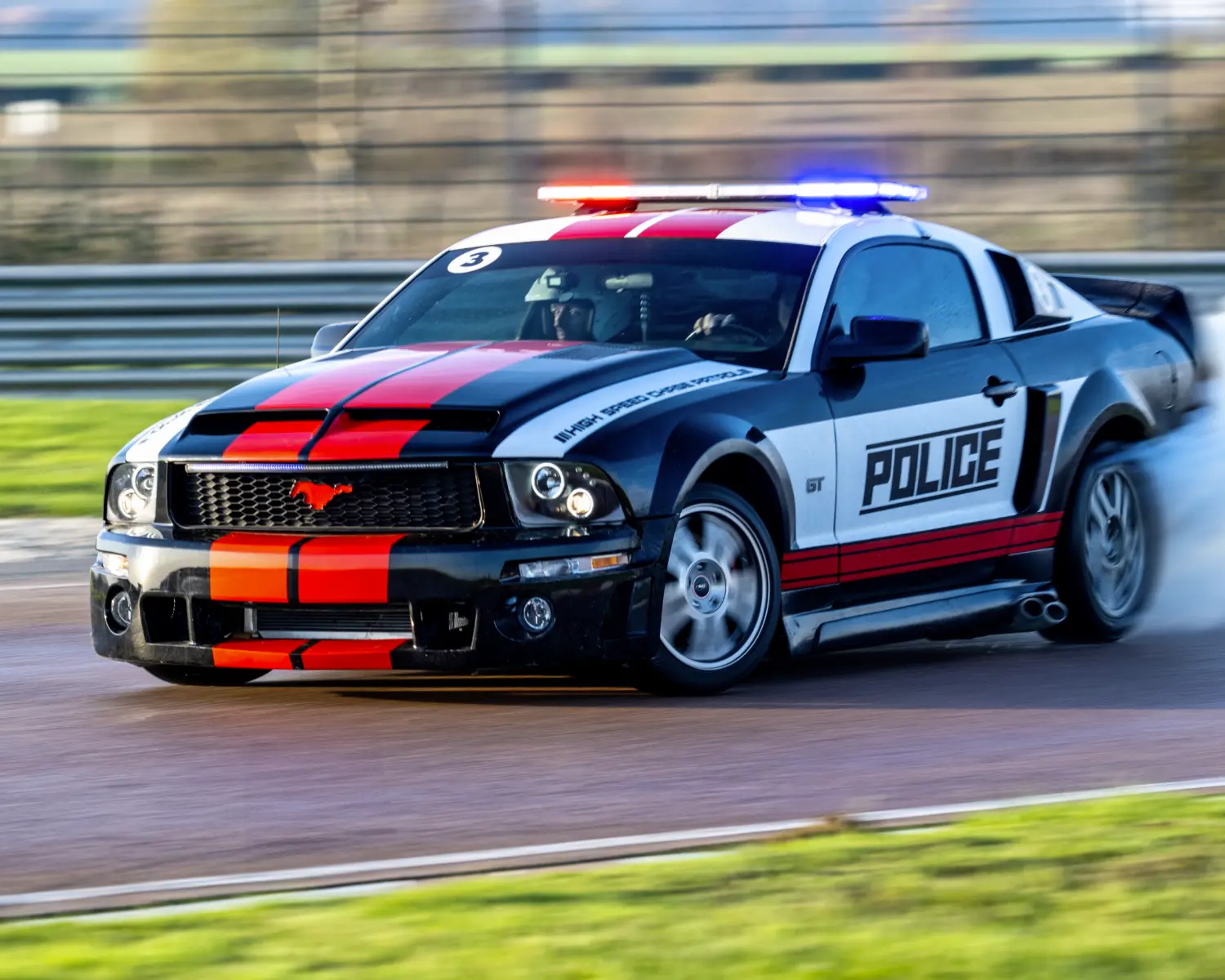Ford Mustang V8 en drift