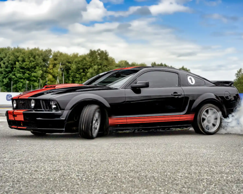 Baptême de drift Ford Mustang V8