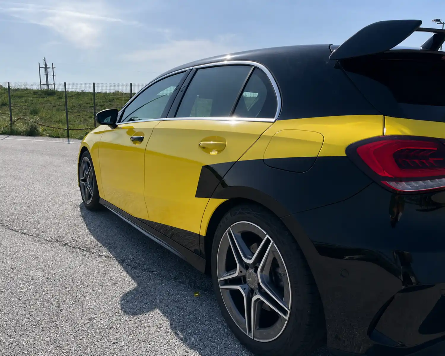 Mercedes Classe A AMG sur circuit