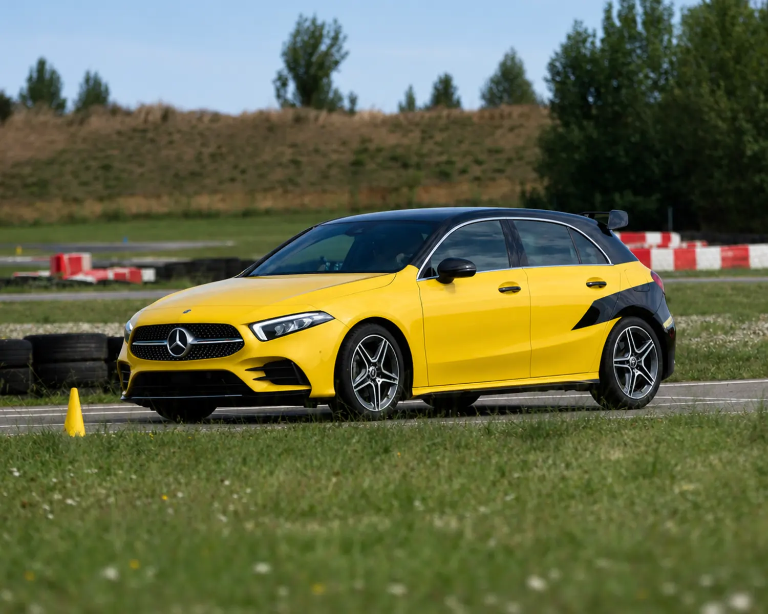 Mercedes Classe A AMG sur circuit