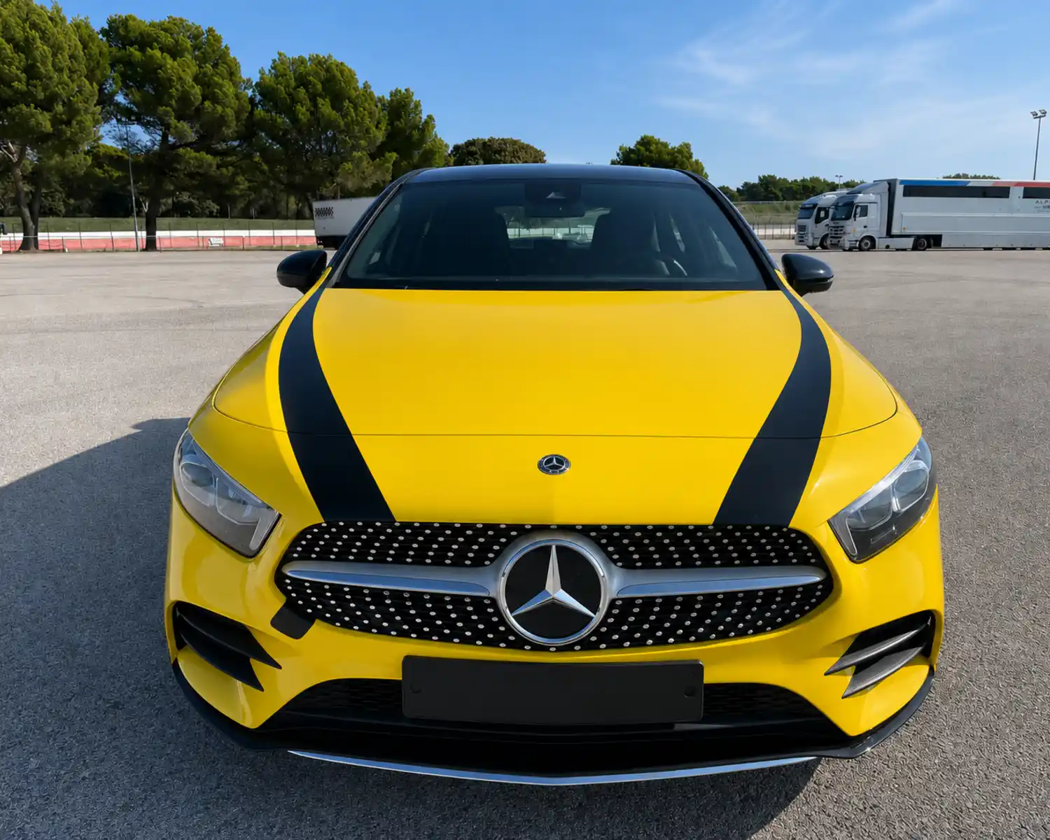 Mercedes Classe A AMG sur circuit