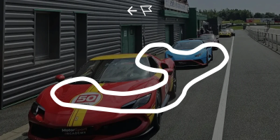 Tracé du circuit de la Châtre (36)